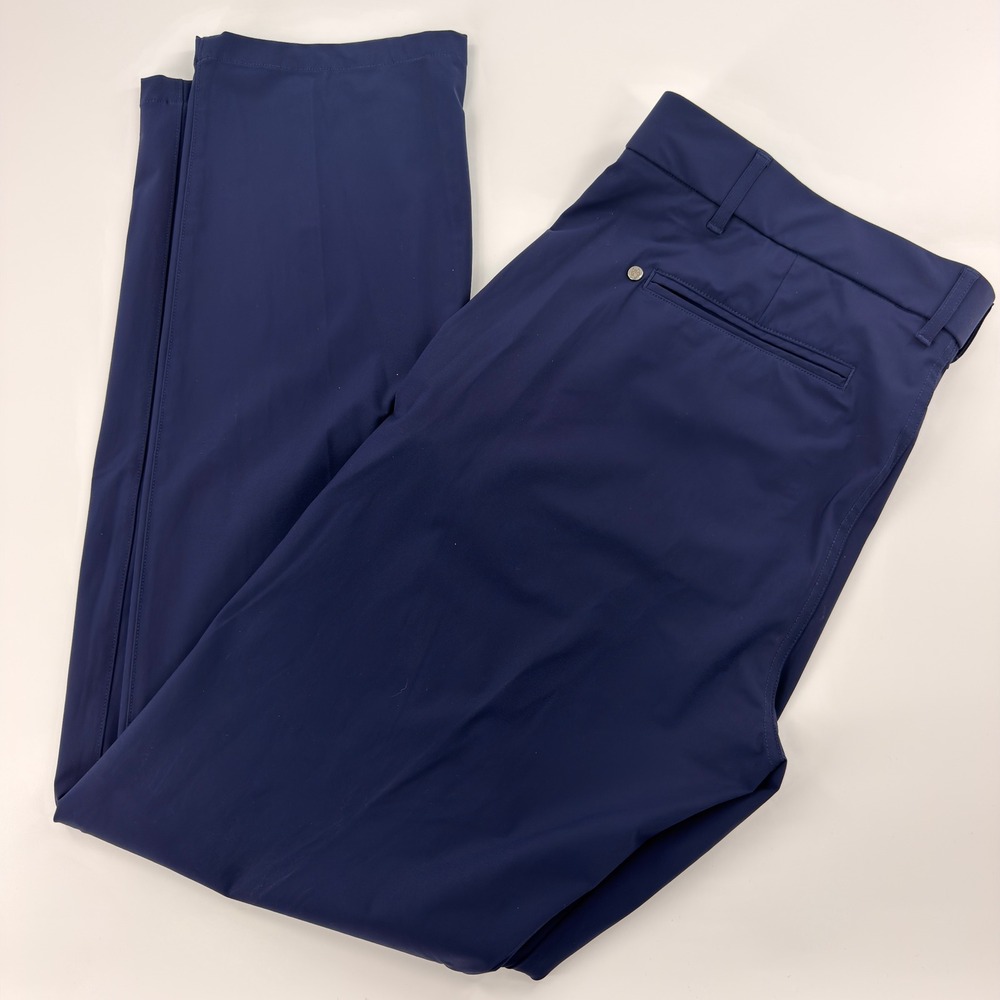 Greyson Golf Pants Men 36/32 Navy Blue Performance Stretch Trousers Streetwear